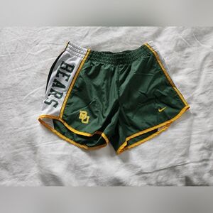 Baylor University, Nike, Small, green and gold dri-fit shorts